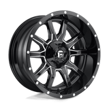 Fuel Wheels D627 Vandal 20" 5x139.7/5x150 Gloss Black Milled by Fuel Offroad D62720007047