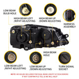 VLAND LED Headlights - VW Mk6 Jetta by VLAND YAA-ST-0195A-Q5-D2S-P02