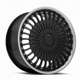 MRR VP4 19" 5x108 Black Machined Lip | VP0419855xx20BK-50835