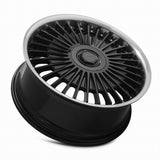 MRR VP4 20" 5x108 Black Machined Lip | VP0420855xx20BK-50835