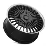 MRR VP4 22" 5x108 Black Machined Lip | VP0422905xx20BK-50838