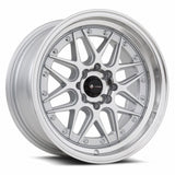 VORS VR7 16" 4x108 Silver Machine Face Lip Chrome Rivet by VORS Wheels