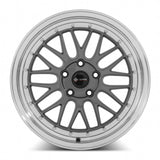 VORS VR8 17" 5x100 Hyper Black Machined Lip | VR081780xxx35HB-500