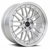 VORS VR8 18" 5x108 Silver Machine Lip Chrome Rivet by VORS Wheels