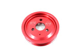 Vargas Turbo Technologies Red VTT Billet S65 Power Steering Pulley VTT-S65-PS-PULLEY-RED