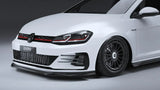 Zaero Design VW Golf GTI Mk7.5 EVO-1 Gloss Black Front Splitter by Zaero Design ZA-GOLF-75-GTI-FS
