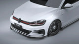 Zaero Design VW Golf GTI Mk7.5 EVO-1 Gloss Black Front Splitter by Zaero Design ZA-GOLF-75-GTI-FS