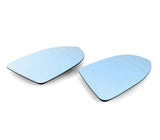 Blind Spot Split Mirror Set (Blue Tinted and Heated) | MK8 | GTi | Golf R by Velt Sport VELT-EXT-001