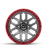 Vorsteiner Victory 6 17" 6x135 Black Chrome w/ Orange Ring by Vorsteiner VLX10217