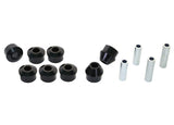 Whiteline Rear Trailing Arm Lower Front & Rear Bushing Kit - Mazda 3 1981-1985 / 323 BD FWD 1985-1990 by Whiteline WHL-W61763