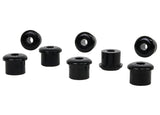 Whiteline Rear Spring Eye Rear and Shackle Bushings (35mm OD/15mm ID) - Ford Mustang 10/65-73 by Whiteline WHL-W71412