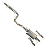 Techtonics Techtonics Aluminized 2.5" Cat Back Exhaust (Fits 55mm) - VW / Mk4 / 1.8T / VR6 / Golf / Beetle / TDI