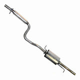 Techtonics Visible tailpipe without rear valance cut out / With Resonator / Borla Techtonics Stainless 2.25" Cat Back Exhaust - VW / Mk4 / 2.0L / Jetta / Jetta Wagon 252-436BV