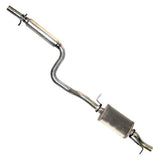 Techtonics Hidden / With Resonator / Magnaflow Techtonics Aluminized 2.5" Cat Back Exhaust - VW / Mk4 / 2.0L / Golf / Beetle 253-435MH