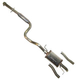 Techtonics Hidden / With Resonator / Magnaflow Techtonics Stainless 2.5" Cat Back Exhaust (Fits 2.5") - VW / Mk4 / 1.8T / VR6 / Golf / Beetle / TDI 252-460TMH