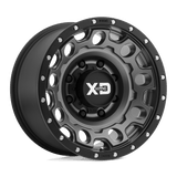 XD Wheels XD129 Holeshot 18" 6x139.7 Matte Gray W Black Reinforcing Ring by XD Wheels XD12989068418