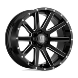 XD Wheels XD818 Heist 17" 6x114.3 Satin Black Milled by XD Wheels XD81879064930