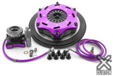 XClutch 1997 Mitsubishi Lancer EVO IV 2.0L 7.25in Twin Solid Ceramic Clutch Kit (Clutch Slave Cylinder Included) by XClutch XKMI18682-2E