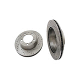 Zimmerman Rear Sport Cross Drilled Rotor Set - Porsche / 928 / 944 Turbo 95135204101-ZIM-QTY2