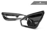 AutoTecknic Dry Carbon Interior Door Handle Trim Set - F87 M2 | F22 2-Series | F20 1-Series by AutoTecknic BM-0356-WA-G-2