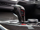 AutoTecknic Dry Carbon Gear Selector Cover - F95 X5M | F96 X6M by AutoTecknic ATK-BM-0323-F96
