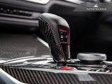 AutoTecknic Dry Carbon Gear Selector Cover - F91/ F92/ F93 M8 by AutoTecknic ATK-BM-0323-F9X-2