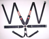 RaceQuip Black SFI CAMLOCK 6pt PD Lap HNR Seat Belt by RaceQuip RQP746006