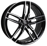 Enkei Wheels SS05 17" 5x100 Machined Black by Enkei 511-775-8045BKM