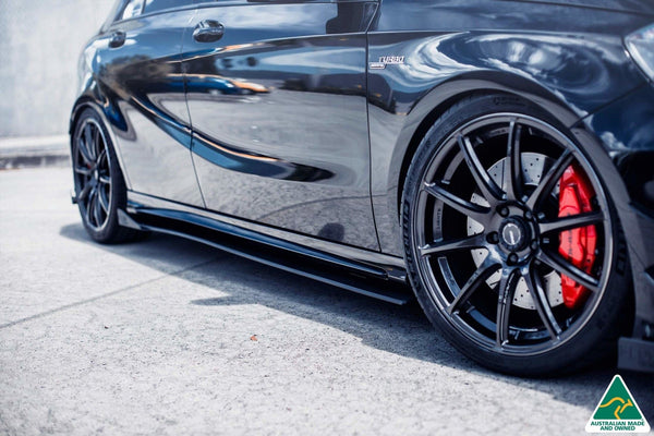 Flow Designs A45 AMG W176 (PFL) Side Skirt Splitters (Pair) | GLA45PFLS ...