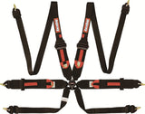 RaceQuip Black FIA CAMLOCK 6pt Pull Up Lap FHR by RaceQuip RQP854004