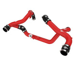 aFe 20-23 Ford Explorer ST V6 3.0L (tt) BladeRunner Aluminum Hot and Cold Charge Pipe Kit - Red by AFE 46-20654-R