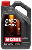 Motul 5L Synthetic Engine Oil 8100 0W40 X-MAX by Motul 104533