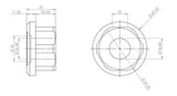 SuperPro BMW E36 Rear Subframe Forward Mount Bushing Set (2pcs) by Superpro SPRSPF4388K