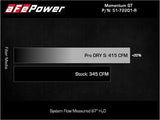 aFe Momentum GT Dry S Stage-2 Intake System 11-15 Dodge Challenger/Charger V6-3.6L (Red) by AFE 51-72201-R