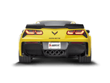 Akrapovic 14-17 Chevrolet Corvette Z06 (C7) Slip-On Line (Titanium) w/ Carbon Tips by Akrapovic MTP-CO/TI/2