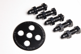 Radium Engineering Fuel Surge Tank 6AN Bulkhead Plate w/ Fittings and Nuts by Radium Engineering RAD20-0128-01