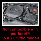 RamAir Cold Air Intake System (No MAF) - MINI F56 Mini Cooper 1.5T & Cooper S 2.0T by RamAir PRK-138-PLAIN-BK