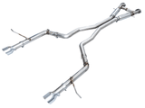 AWE Tuning Chrome Silver Tips AWE Track Edition Exhaust for Dodge Durango 6.4 / 6.2 SC 3020-32952