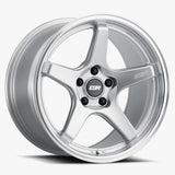 ESR Wheels APX5C 18" 5x114.3 (Custom Drill) Hyper Silver w/ Machined Lip by ESR Wheels 89551235-APX5CHS-ML-5X114