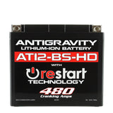 Antigravity YT12-BS High Power Lithium Battery w/Re-Start by Antigravity Batteries AG-AT12BS-HD-RS