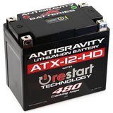 Antigravity YTX12 High Power Lithium Battery w/Re-Start by Antigravity Batteries AG-ATX12-HD-RS