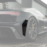 TRE Audi R8 4S Facelift LCI Pre-Preg Carbon Fiber Rear Bumper Canards (2021-2024) by TRE TR-AR8RBC