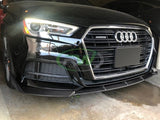 RW Carbon Audi 8V A3 S-Line/S3 Facelift Carbon Fiber Front Lip by RW Carbon