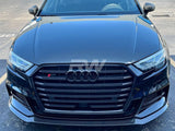 RW Carbon Audi 8V A3 S-Line/S3 Facelift Carbon Fiber GTX Front Lip by RW Carbon