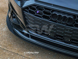 RW Carbon Audi A4 S-Line S4 2020+ B9 Carbon Fiber Front Lip by RW Carbon