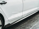 RW Carbon Audi A5 S5 Sedan Facelift CF Side Skirt Extensions by RW Carbon audib8002