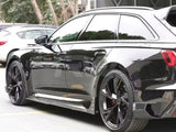 RW Carbon Audi RS6 C8 Avant Carbon Fiber Side Skirt Extensions by RW Carbon audirs603