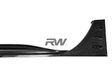 RW Carbon Audi RS6 C8 Avant Carbon Fiber Side Skirt Extensions by RW Carbon audirs603