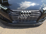 RW Carbon Audi B9 A4 S4 Carbon Fiber Front Lip Spoiler 2019 by RW Carbon