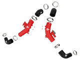 aFe 2022 Toyota Land Cruiser (J300) V6-3.5L (tt) BladeRunner 2.5in Aluminum Hot Charge Pipe - Red by AFE 46-20558-R